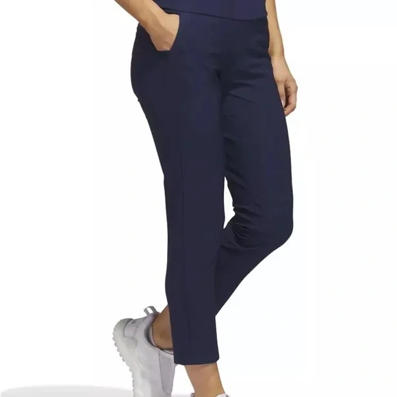 adidas Women's Dark Blue Cropped Pants Golf - Picture 7 of 7